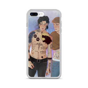THE BLACK DOG AND THE WOLF IPHONE CASE