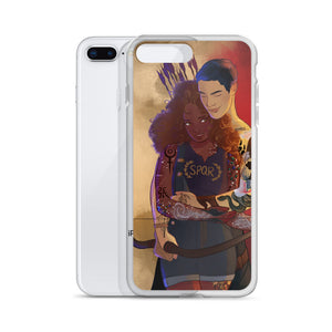 THE WARRIOR AND THE MIST IPHONE CASE