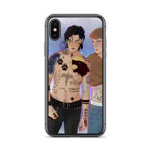 THE BLACK DOG AND THE WOLF IPHONE CASE