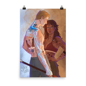THE STORM AND THE CHARMER PRINT
